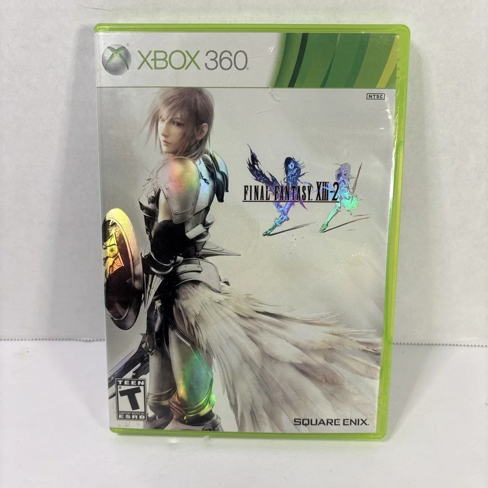Final Fantasy XIII-2 Xbox 360 Square Enix RPG Game NTSC Holographic Cover Art